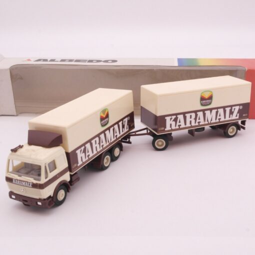 Albedo 1:87 Mercedes Benz Hängerzug Karamalz in OVP RT2808