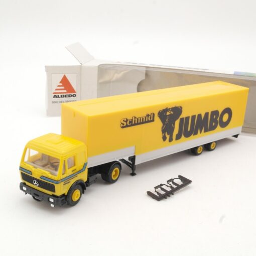 Albedo 1:87 Mercedes MB Sattelzug Schmid Jumbo in OVP RR157