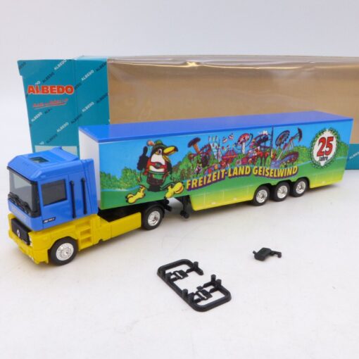 Albedo 1:87 Nr.: 700122 Renault AE Sattelzug 25 Jahre Geiselwind, in EVP EB7755