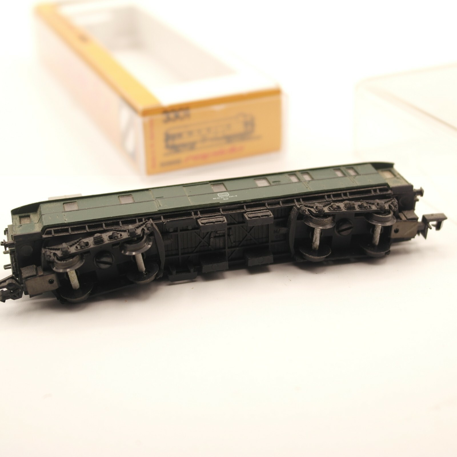 Arnold N 3301 Eilzug Gepäckwagen Bauart Düe dunkelgrün in OVP ER5204 – Bild 3