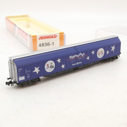Arnold N 4836-1 Schiebewandwagen Hänneschen der DB in OVP RG6196 – Bild 3
