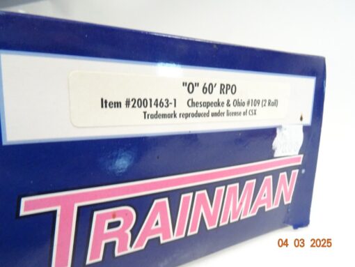 Atlas Spur 0 2001463-1 US Postwagen Chesapeake & Ohio in OVP LE9102 – Bild 5