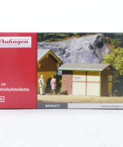 Auhagen H0 Bausatz 11336 Bahnhofstoilette mit Zaun in OVP EX5130