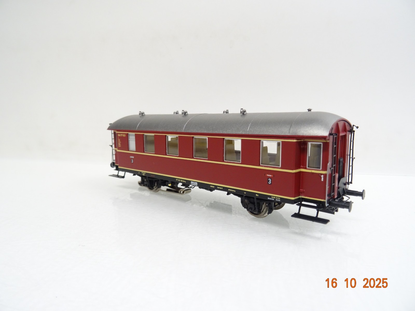 BRAWA H0 45525 AC Einheits-Nebenbahnwagen Ci-33 der DB in OVP F1175 – Bild 3