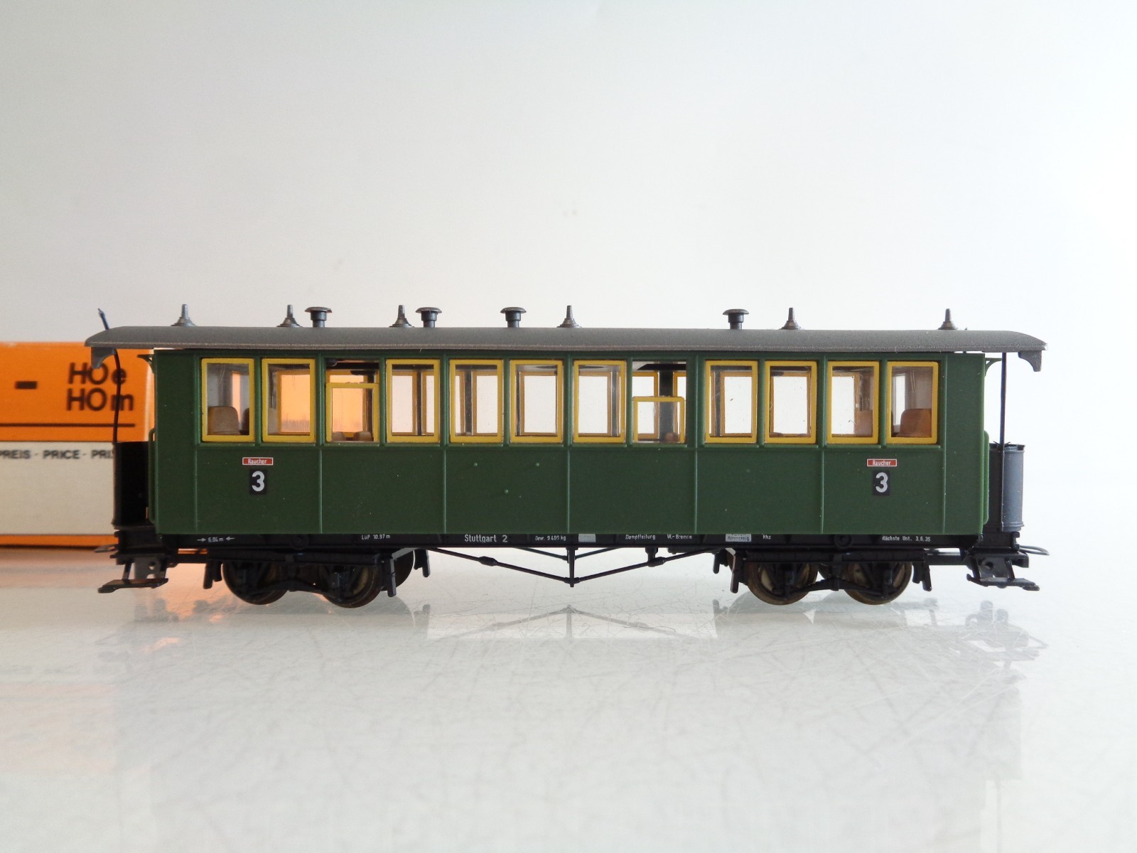 Bemo H0m 3211 Personenwagen 3.Kl. in OVP BH822 – Bild 3