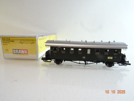 Brawa H0 45758 Personenwagen 2.Kl. der DB in OVP BH509