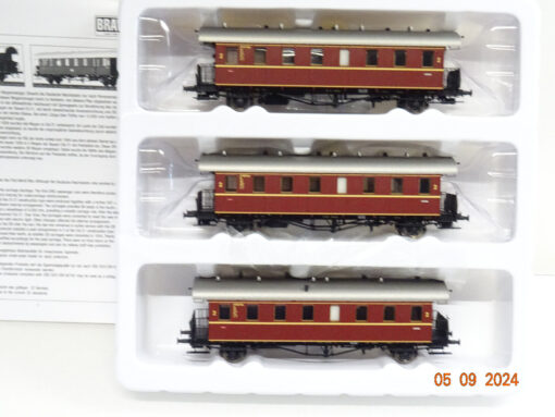 Brawa H0 45978 Personenwagen-Set 3tlg. Bib 21 der DB in OVP LE5662