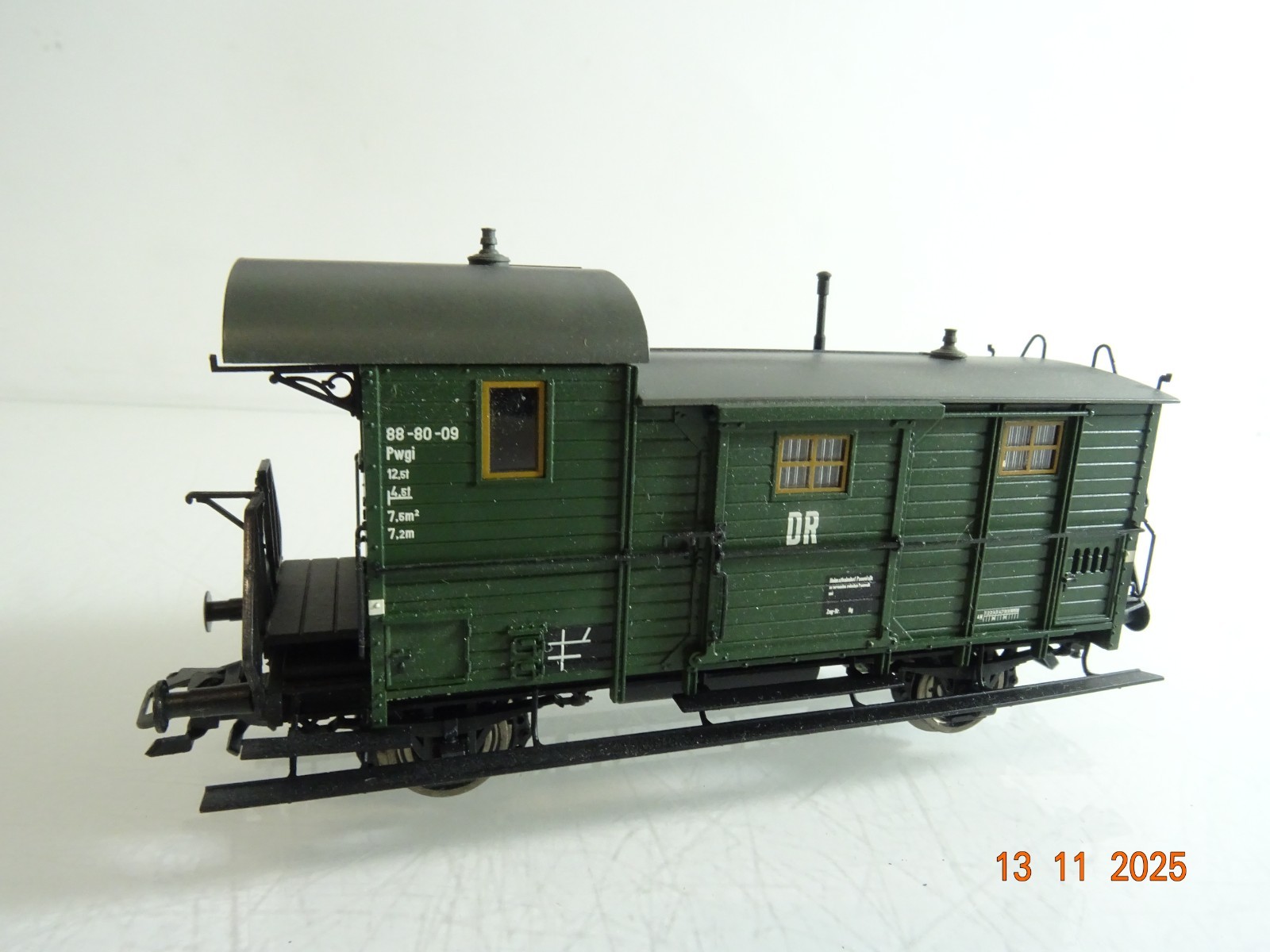Brawa H0 48361 Güterzugbegleitwagen der DR RR4559 o.