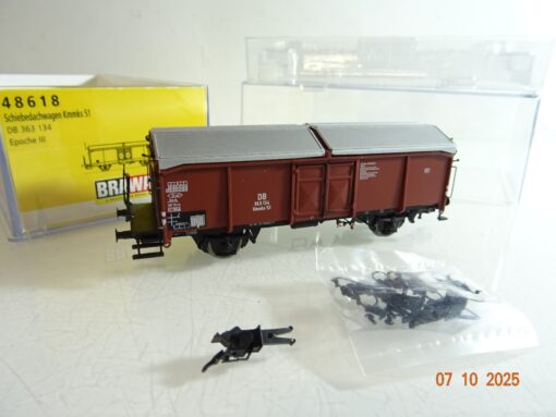 Brawa H0 48618 Schiebedachwagen der DB in OVP RR3750 – Bild 3