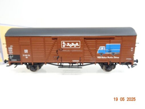 Brawa H0 50480 gedeckter Güterwagen Robur der DR in OVP PR7772 – Bild 3