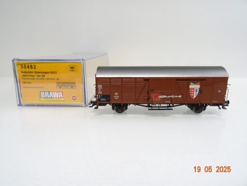 Brawa H0 50482 gedeckter Güterwagen NSU Prinz der DB in OVP PR7774