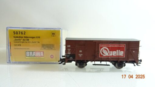 Brawa H0 50762 gedeckter Güterwagen Quelle der DB in OVP PR7171