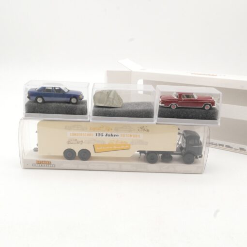 Brekina 1:87 018338 Mercedes Benz LPS 338 125 Jahre neuwertig in OVP QR9493