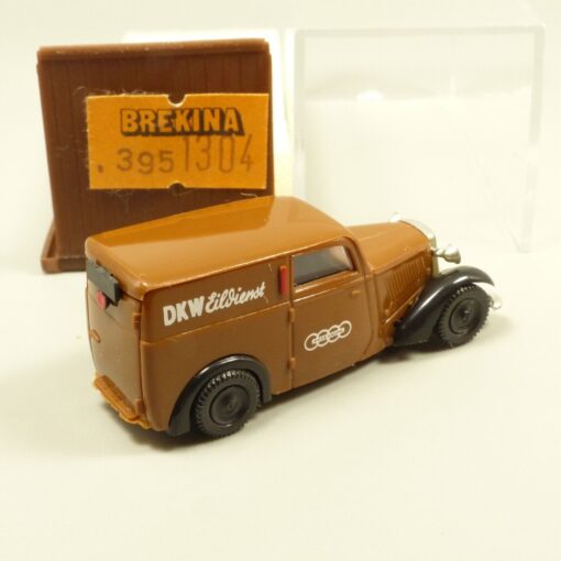 Brekina 1:87 1304 DKW F7 Kastenwagen DKW Eildienst braun in OVP EX5323 – Bild 3