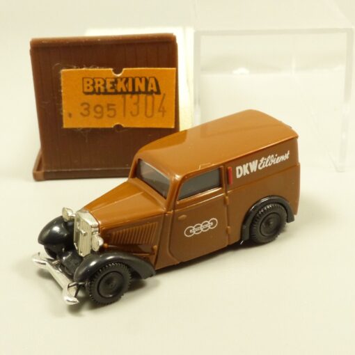 Brekina 1:87 1304 DKW F7 Kastenwagen DKW Eildienst braun in OVP EX5323