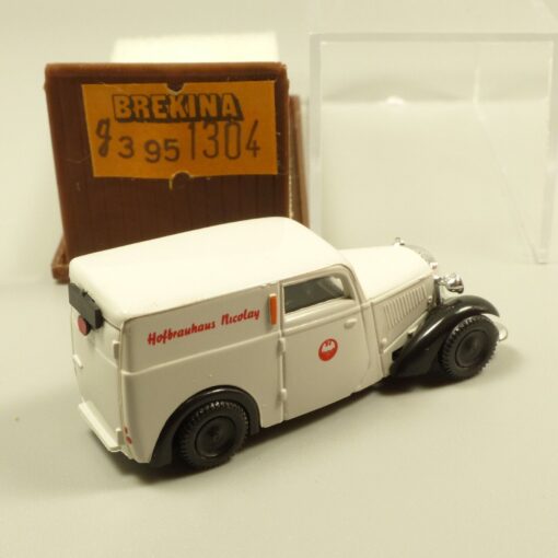 Brekina 1:87 1304 DKW F7 Kastenwagen Hofbrauhaus Nicolay in OVP EX5321 – Bild 3