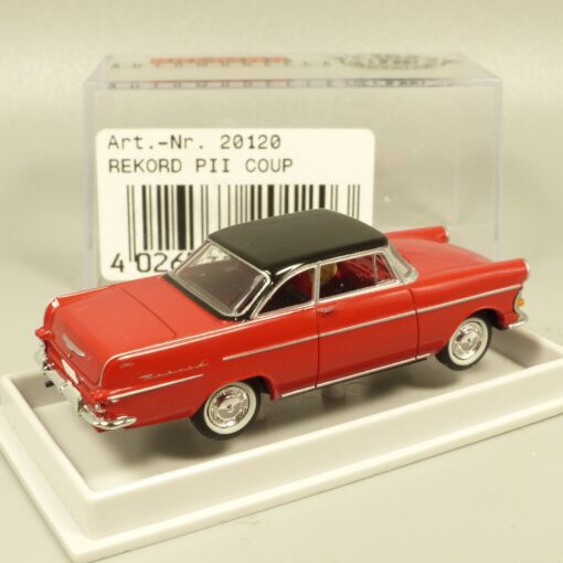 Brekina 1:87 20120 Opel Rekord P II Coupé zweifarbig in OVP EX7270 – Bild 3