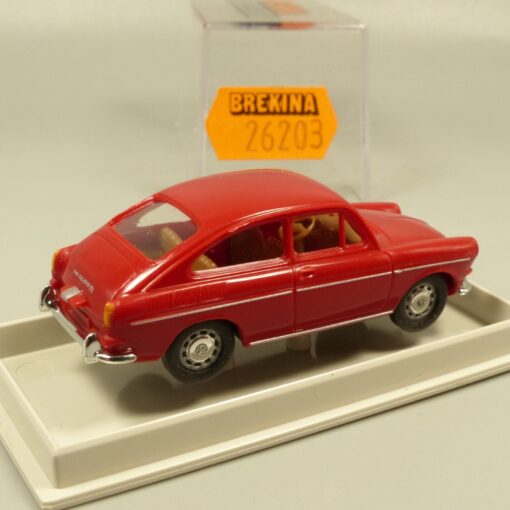 Brekina 1:87 26203 VW 1600 Fließheck rot in OVP EX7276 – Bild 3