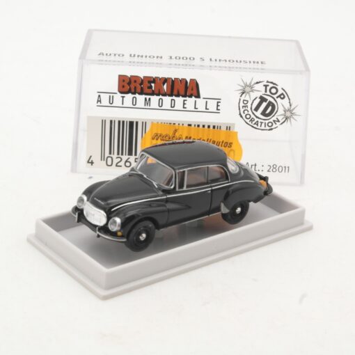 Brekina 1:87 28011 Auto Union 1000 S Limousine in OVP RR2938