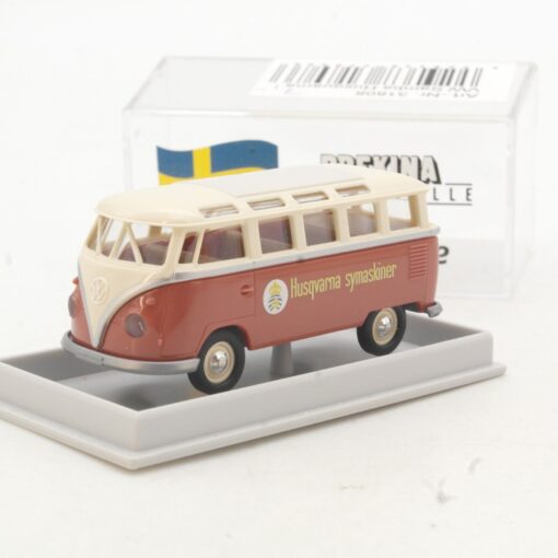 Brekina 1:87 31808 VW T1 Samba Bus Husquarna in OVP QR2857