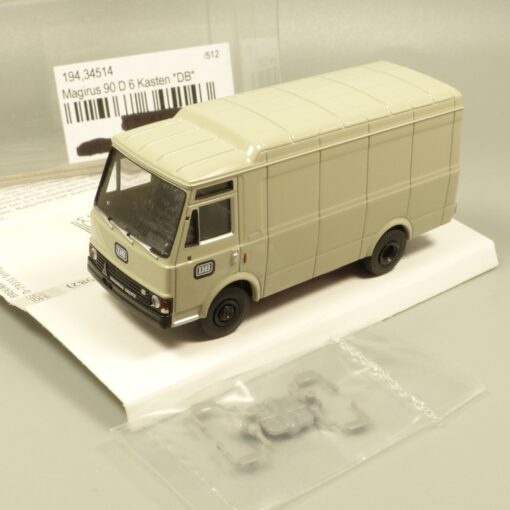 Brekina 1:87 34514 Magirus 90 D 6 Kastenwagen DB in OVP EX7464