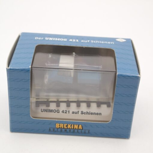 Brekina 1:87 39077 Der Unimog 421 auf Schienen in OVP QR8845 – Bild 5