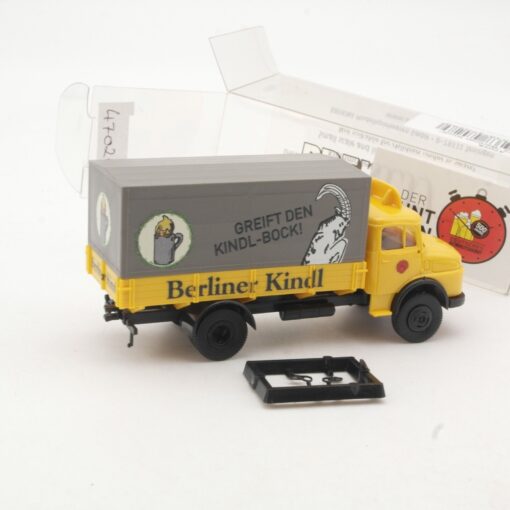 Brekina 1:87 47028 MB L322 Pritsche Berliner Kindl neuwertig in OVP QR9194 – Bild 3