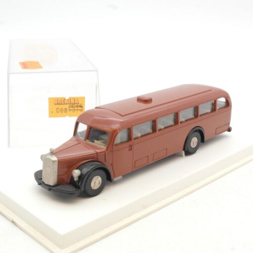 Brekina 1:87 5136 Mercedes MB O 5000 Bus braun neutral in EVP RG243