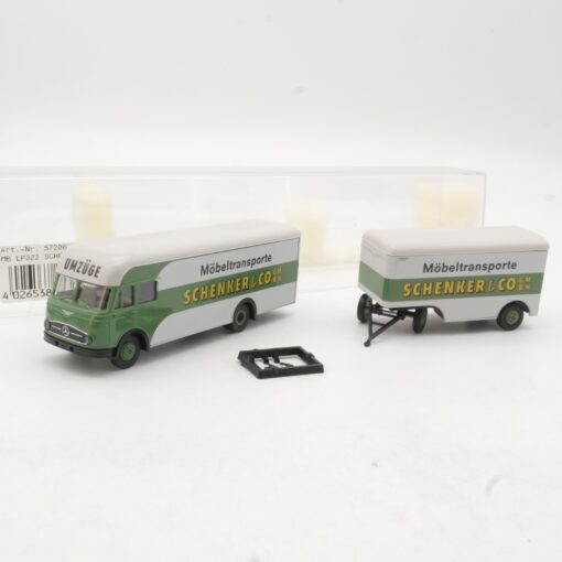 Brekina 1:87 57206 MB LP322 Möbeltransporte Schenker & Co in OVP RR846