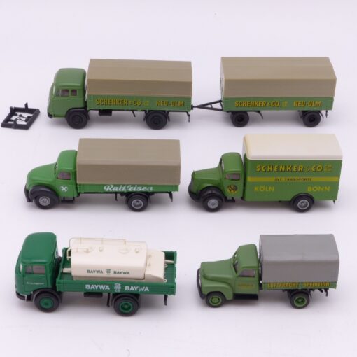 Brekina 1:87 5er-Pack ältere LKW Modelle in Tüte siehe Bilder o. EX6944