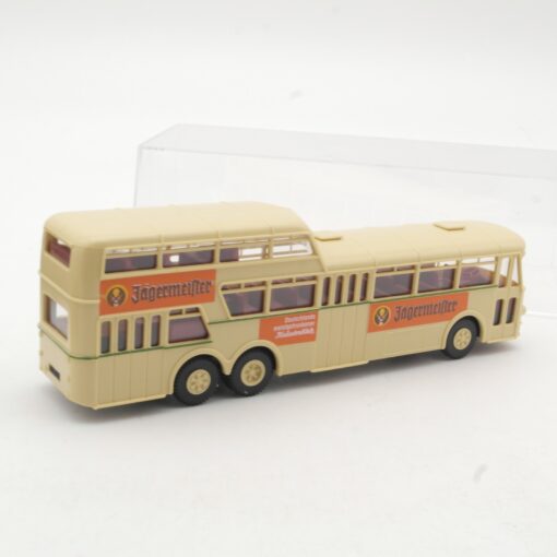Brekina 1:87 6202 Büssing 1 1/2 Decker Bus Jägermeister in OVP RR1154 – Bild 3