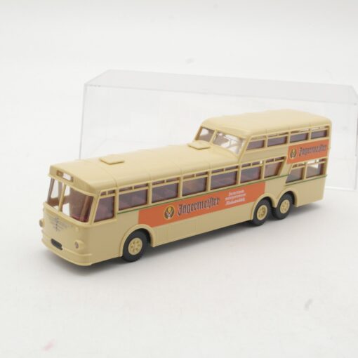 Brekina 1:87 6202 Büssing 1 1/2 Decker Bus Jägermeister in OVP RR1154
