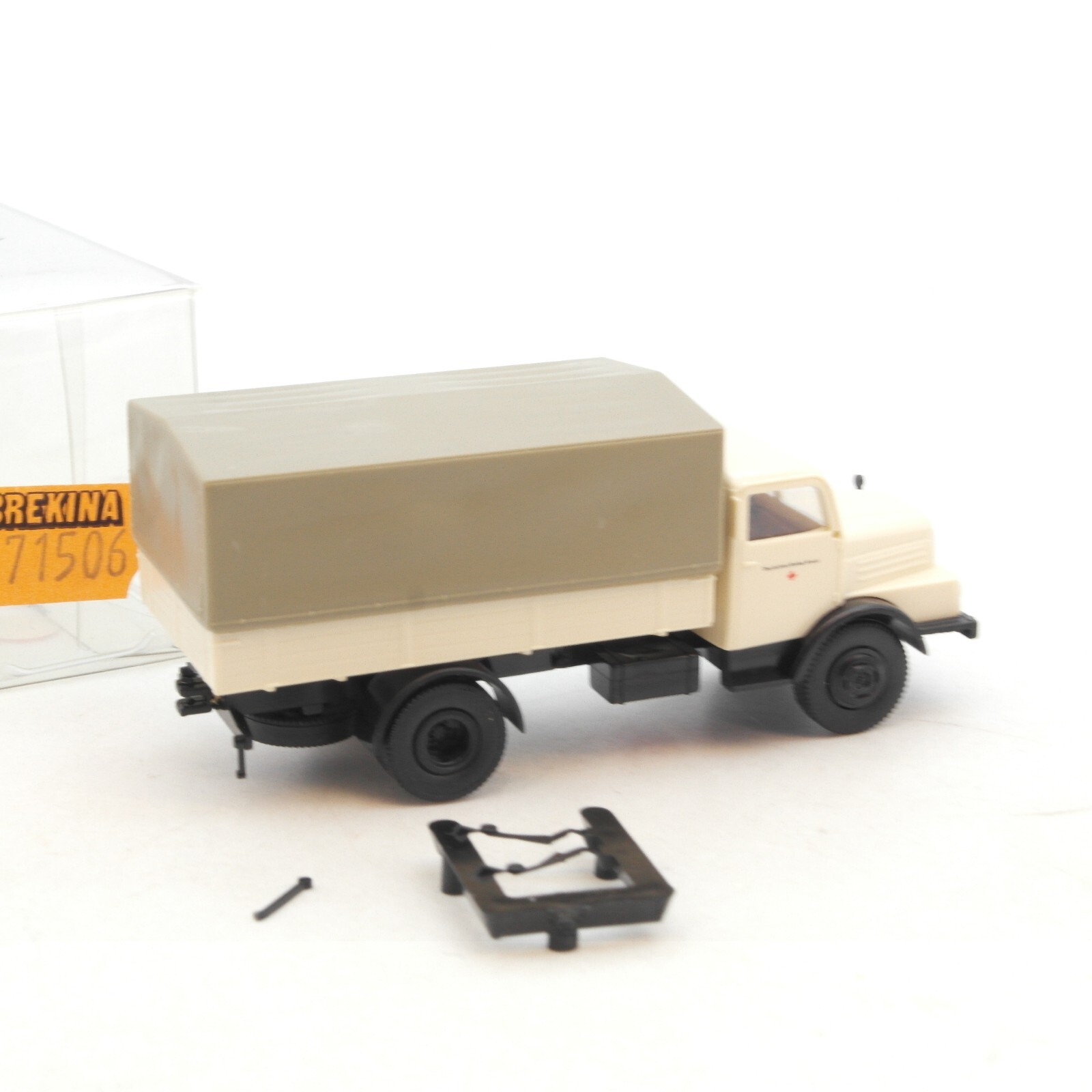 Brekina 1:87 71506 IFA S 4000 Pritschen LKW DRK in OVP RG44 – Bild 3