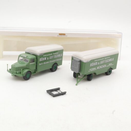 Brekina 1:87 77135 Krupp Mustang Lastzug Böhm & Gottschalk in OVP RR3652