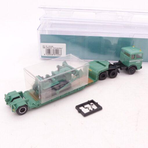 Brekina 1:87 81028 MB LPS2224 Schwerlastzug Schwarzbau in OVP EX6828 – Bild 3