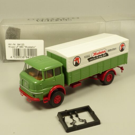 Brekina 1:87 84120 Krupp LF 980 Pritschen-LKW Muskator in OVP EX7458