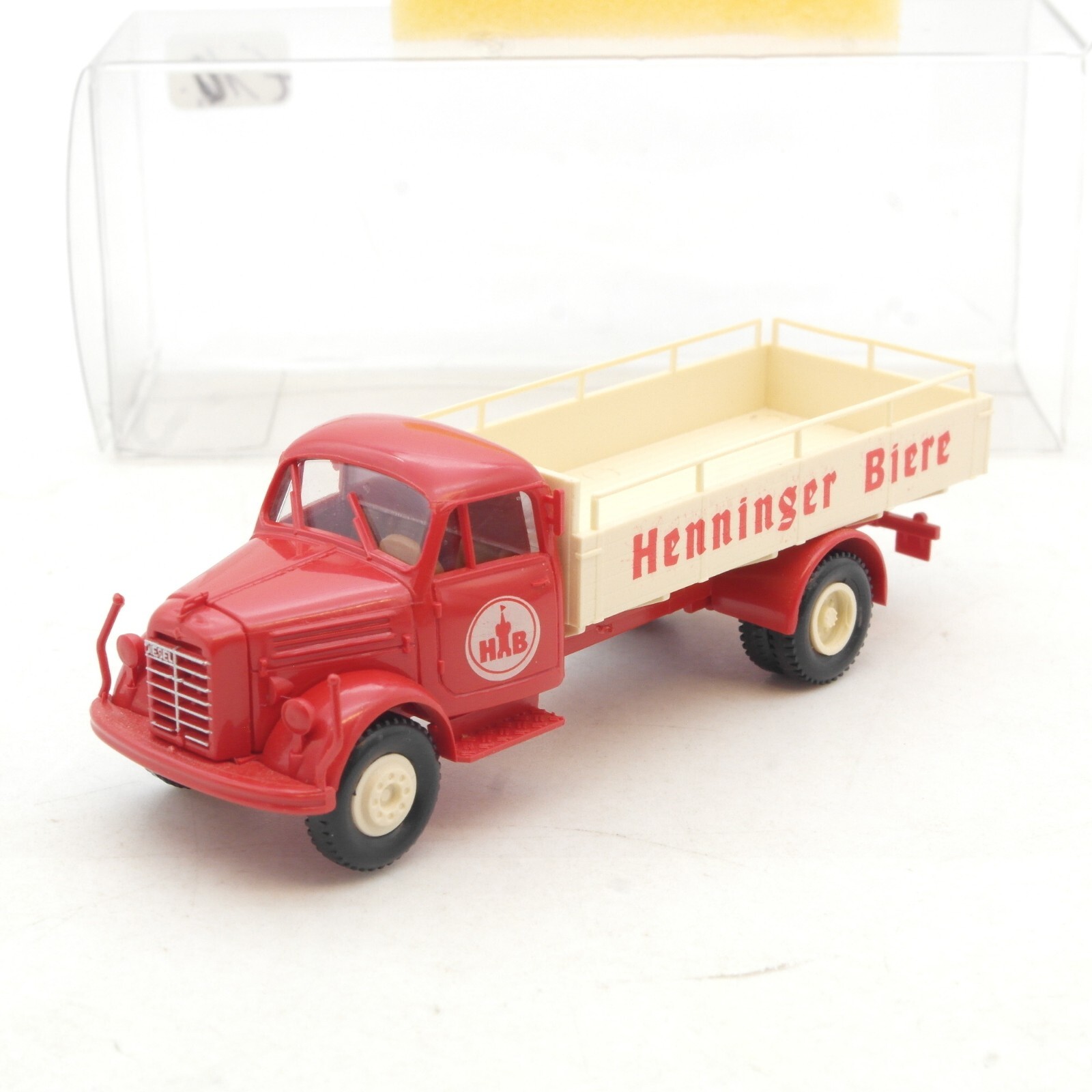 Brekina 1:87 Borgward B 4500 Pritsche Henninger Biere in EVP RG821