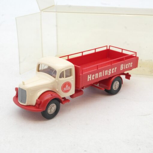 Brekina 1:87 MB L 311 Pritschen LKW Henninger Biere in EVP RG1891