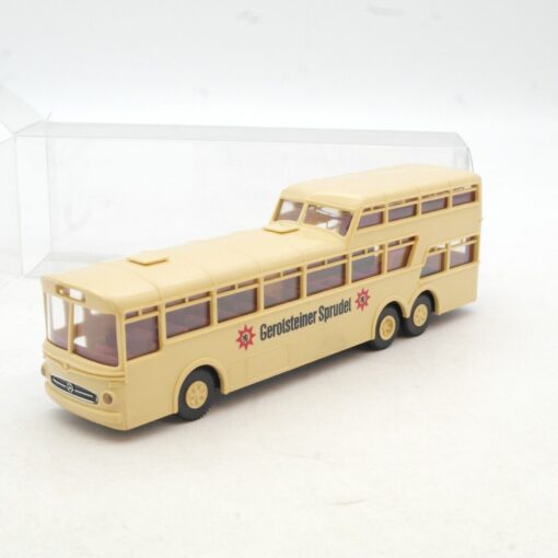 Brekina 1:87 Mercedes Benz O317 Doppeldeckerbus 1 1/2 Gerolsteiner in EVP RG1370