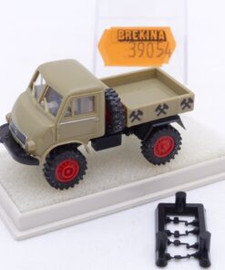 Brekina 1:87 Nr.: 39054 Unimog 402 Kurzpritsche Kohlenhändler, in OVP EB7208