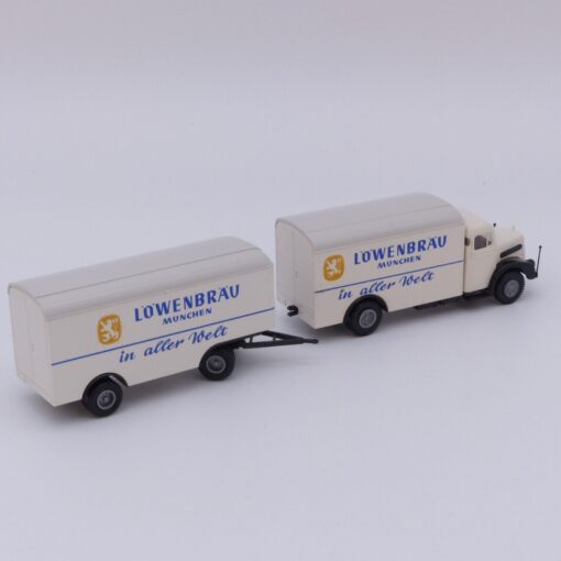Brekina 1:87 Nr.: 7210 MAN F8 Hängerzug Löwenbräu, in EVP EX2406 – Bild 3