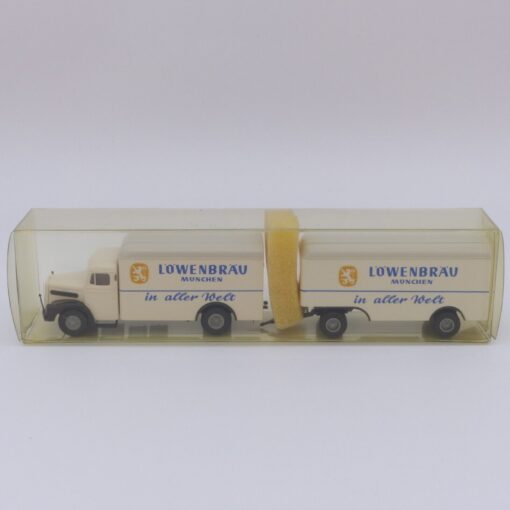 Brekina 1:87 Nr.: 7210 MAN F8 Hängerzug Löwenbräu, in EVP EX2406 – Bild 4