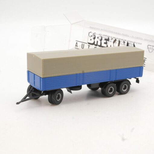 Brekina 1:87 Pritschen Anhänger mit Plane in OVP QR2810