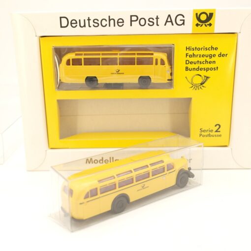 Brekina 1:87 Serie 2 MB O 321 H und MB O 6600 H Deutsche Post in OVP RG8232 – Bild 3