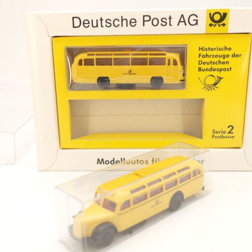 Brekina 1:87 Serie 2 MB O 321 H und MB O 6600 H Deutsche Post in OVP RG8232