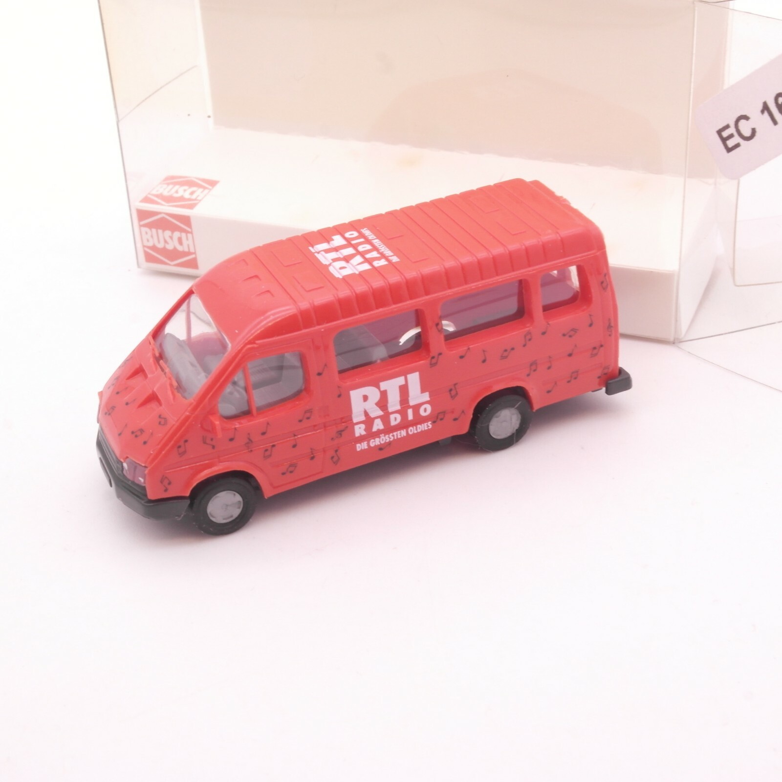 Busch 1:87 43762 Ford Transit RTL Radio in OVP RT8093