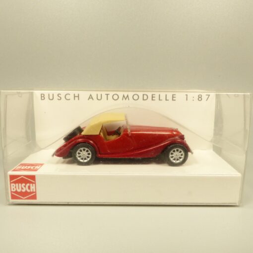 Busch 1:87 47115 Morgan Plus 8 Metallica rot in OVP EX7347 – Bild 4