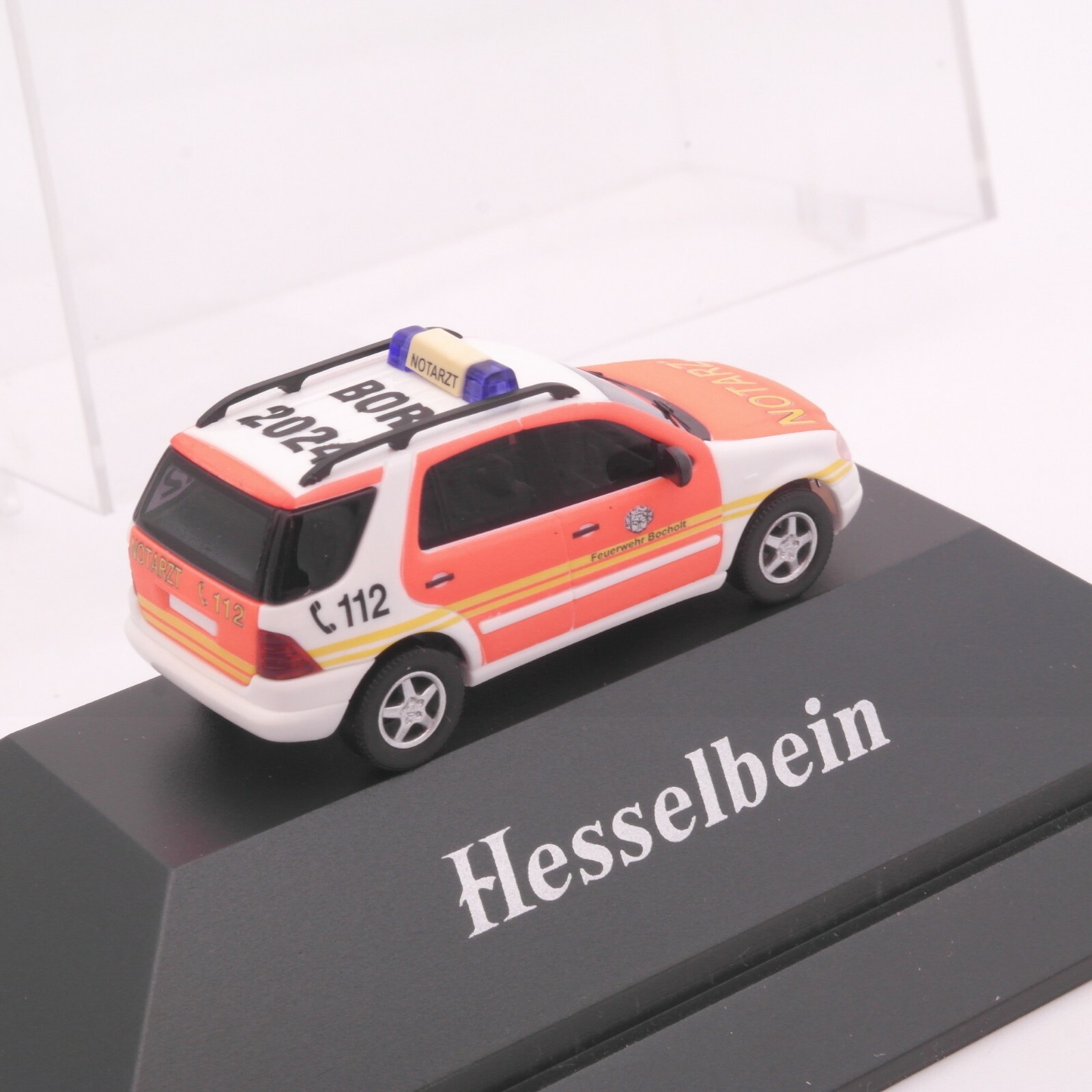 Busch 1:87 Sondermodell Bocholter Blitz ML 270 CDI-NEF in PC Box RT2037 – Bild 3