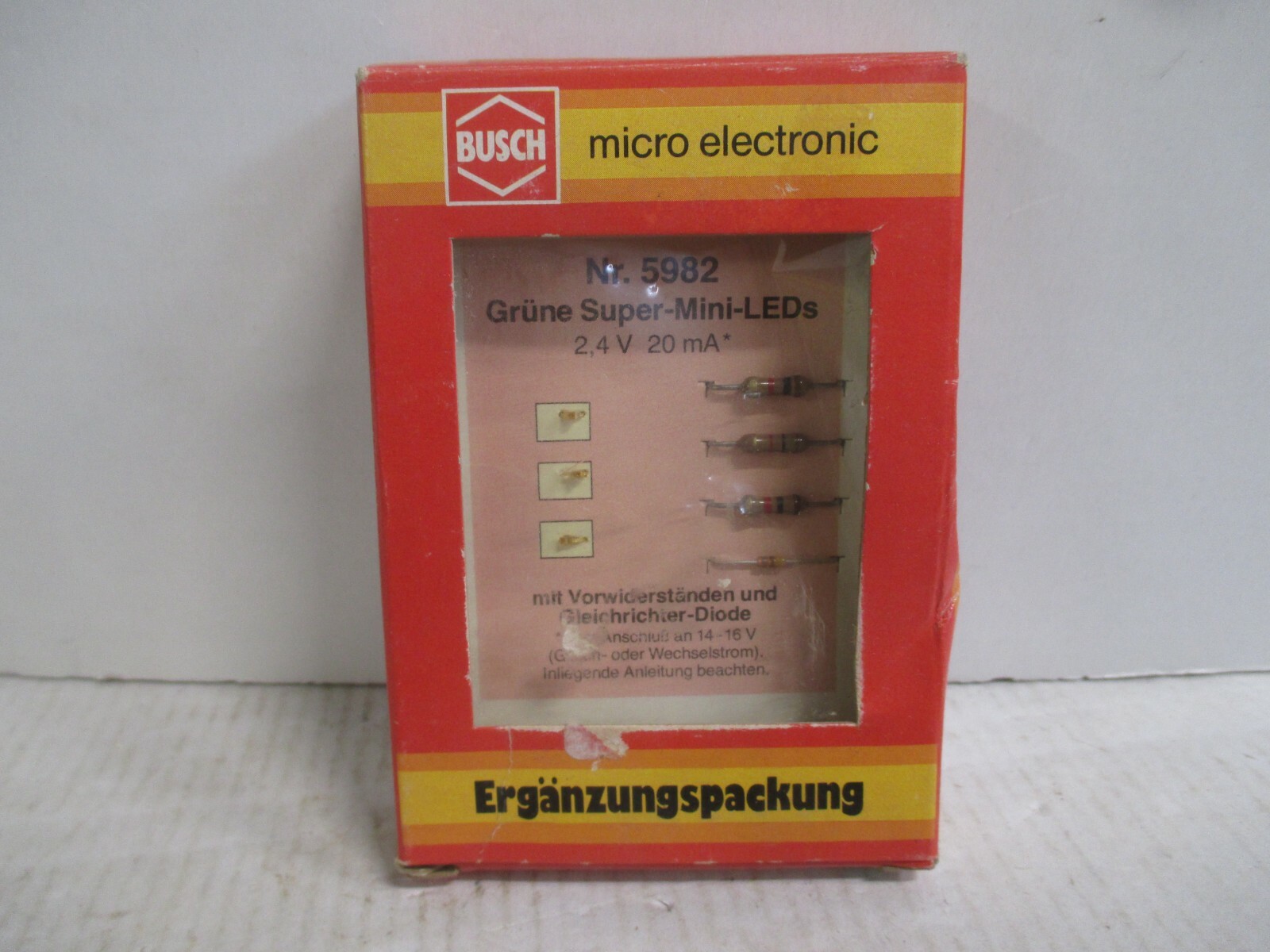 Busch 5982 Ergänzungspackung Grüne Super Mini LED,s m.OVP  WZ7734