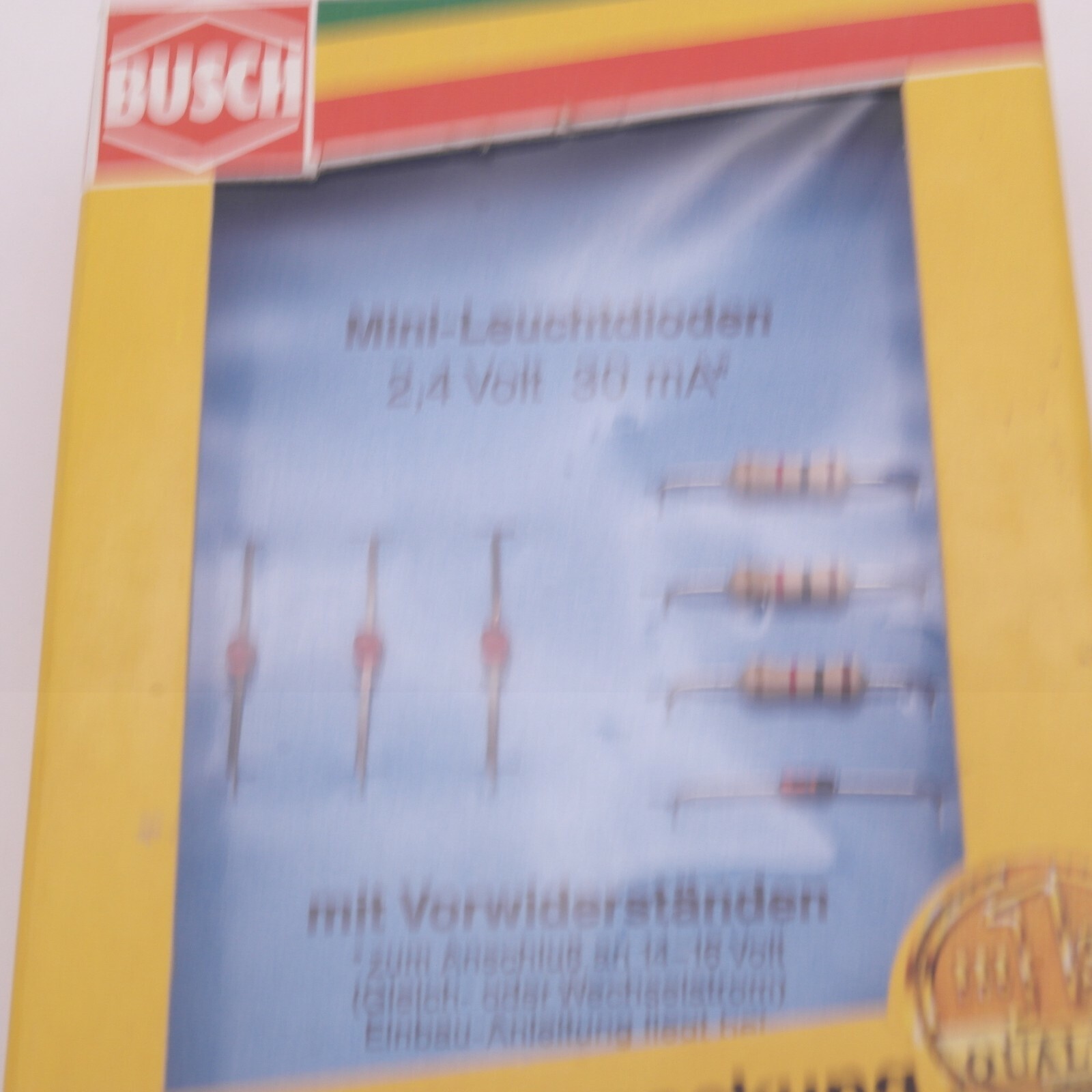 Busch H0 5984 3x Leuchtdioden 2,4 Volt 30 mA in OVP RT4620 – Bild 3